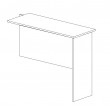 Panel End Fitted desk Return 